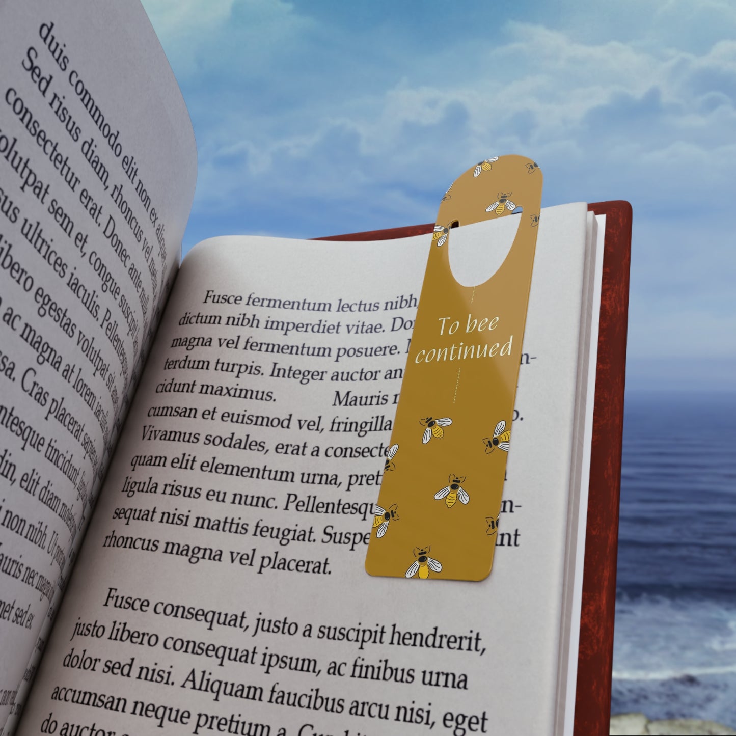 To Bee Continued Bookmark