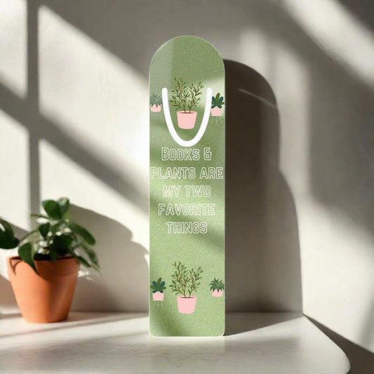 Books and Plants Bookmark