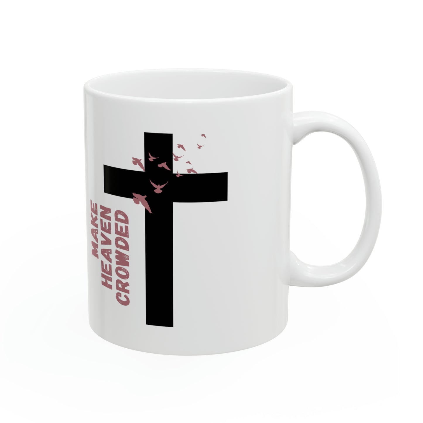 Make Heaven Crowded Mug (Black)