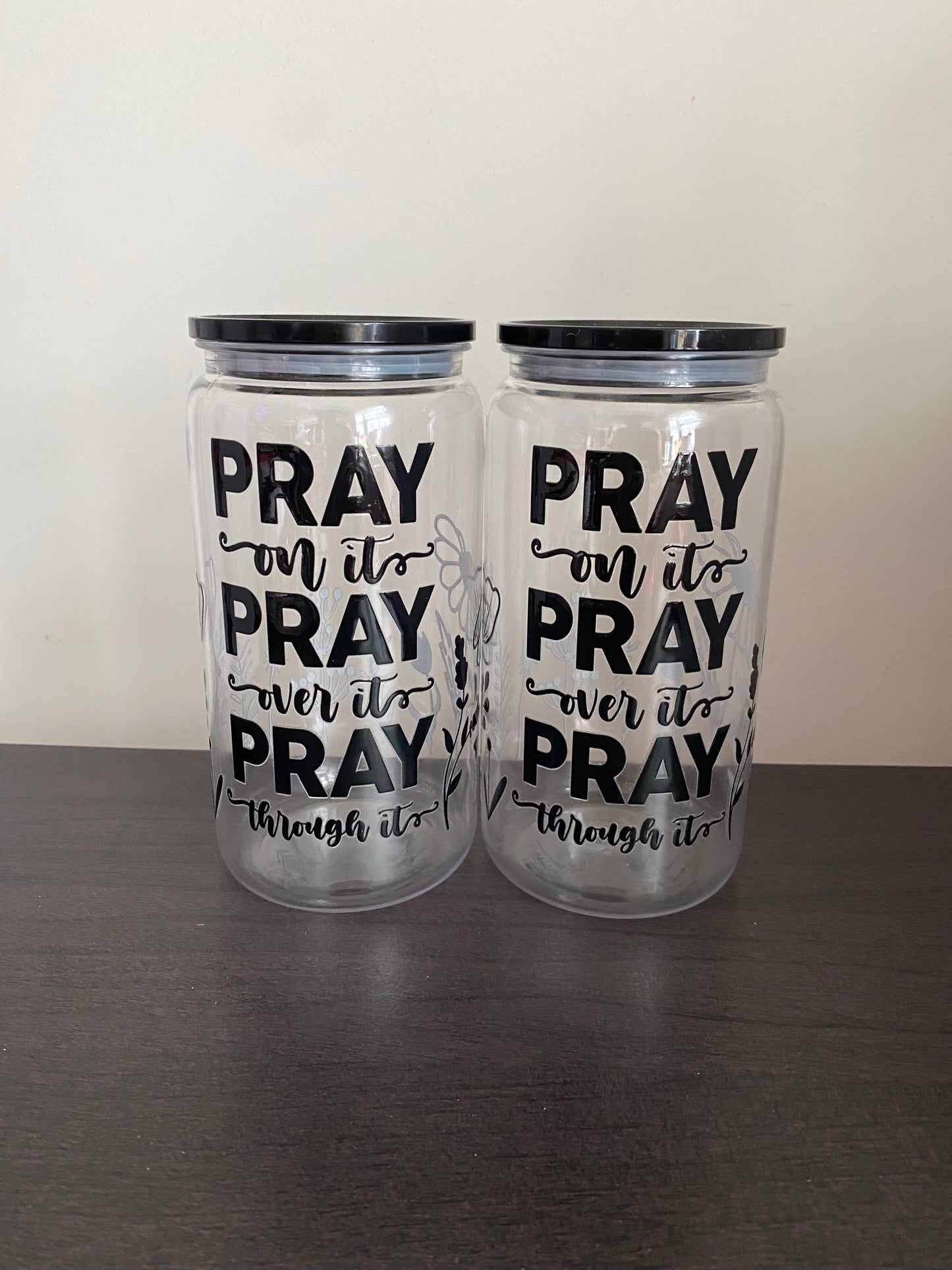 Pray Pray Pray Acrylic Tumbler