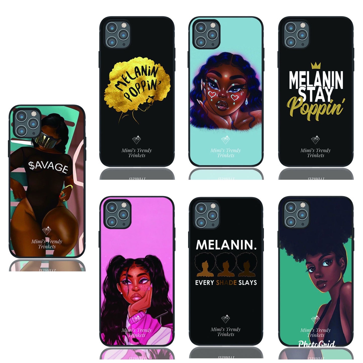 Melanin Stay Poppin Phone Case